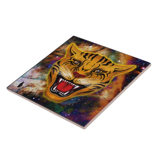 Tigernebel Keramik Tile Fliese (Seite)