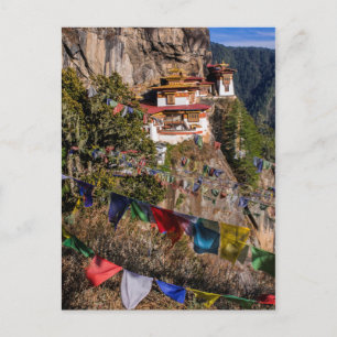 Tigernest-Kloster, Bhutan Postkarte