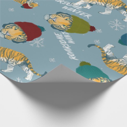 Tigerpapier Geschenkpapier (Ecke)