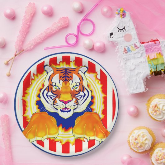 Tigerpapier Pappteller (Party)