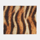 Tigerpelzstruktur Fleecedecke (Vorderseite (Horizontal))