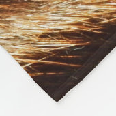 Tigerpelzstruktur Fleecedecke (Ecke)