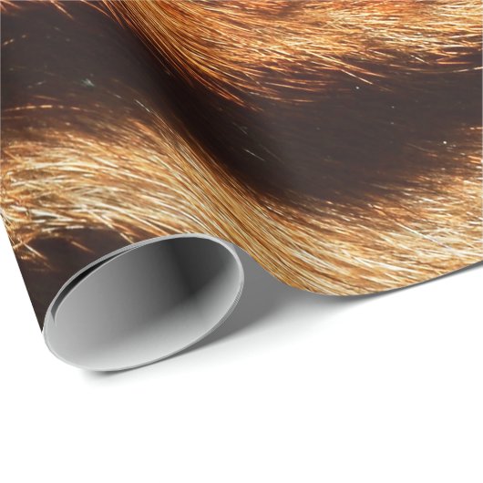 Tigerpelzstruktur Geschenkpapier (Rolleneckpunkt)