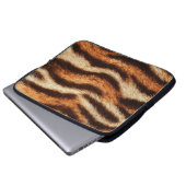 Tigerpelzstruktur Laptopschutzhülle (Vorne Knopf)