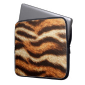 Tigerpelzstruktur Laptopschutzhülle (Vorderseite Links)