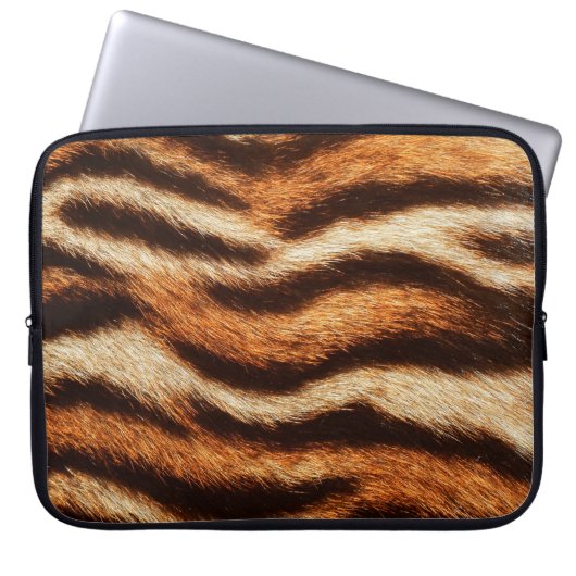 Tigerpelzstruktur Laptopschutzhülle (Vorderseite)