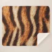 Tigerpelzstruktur Sherpadecke (Vorderseite (Horizontal))