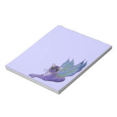 Tigerpixie Fairy Tiger Fantasy Cat Art Notepad Notizblock (Rotiert)