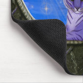 Tigerpixie feenhafte Tiger-Fantasie-Katzen-Kunst Mousepad (Ecke)