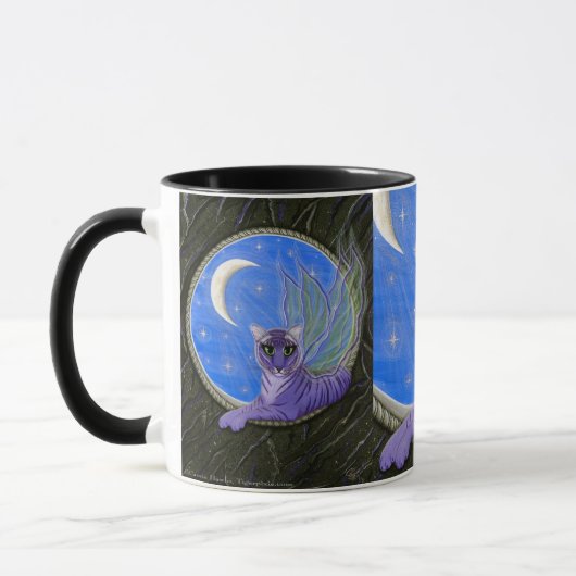 Tigerpixie feenhafter Tiger-lila Tasse (Links)