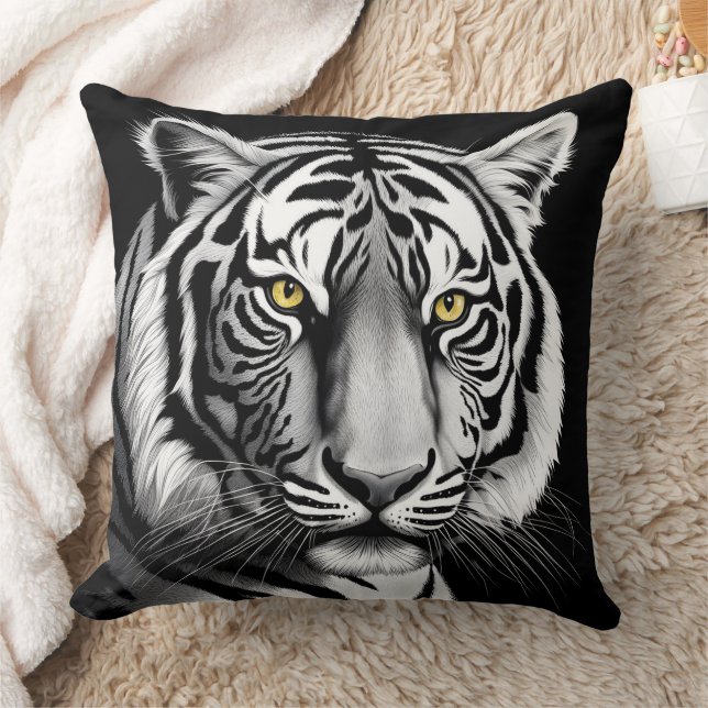 Tigerportrait Kissen (Decke)