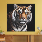 Tigerportrait Leinwanddruck (Insitu (Wohnzimmer))