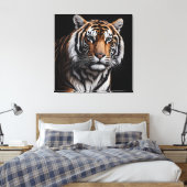 Tigerportrait Leinwanddruck (Insitu (Schlafzimmer))