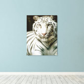 Tigerportrait Leinwanddruck (Insitu (Holzboden))