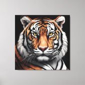 Tigerportrait Leinwanddruck (Vorderseite)