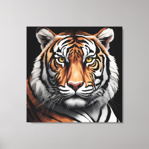 Tigerportrait Leinwanddruck