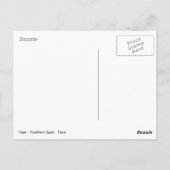 Tigerportrait Postkarte (Rückseite)