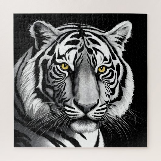 Tigerportrait Puzzle (Vertikal)