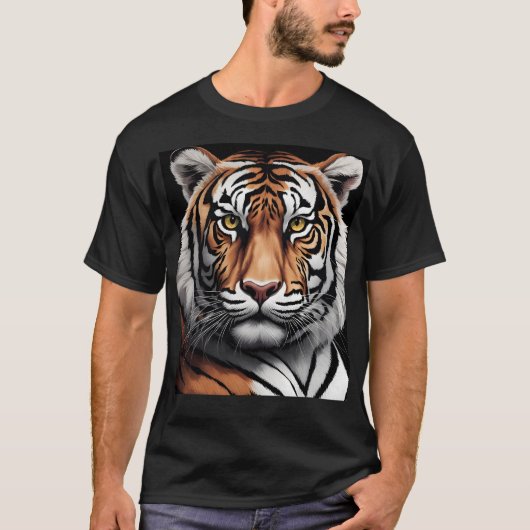 Tigerportrait T-Shirt (Vorderseite)