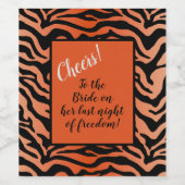 Tigerprint Weinetikett (Einzelnes Label)