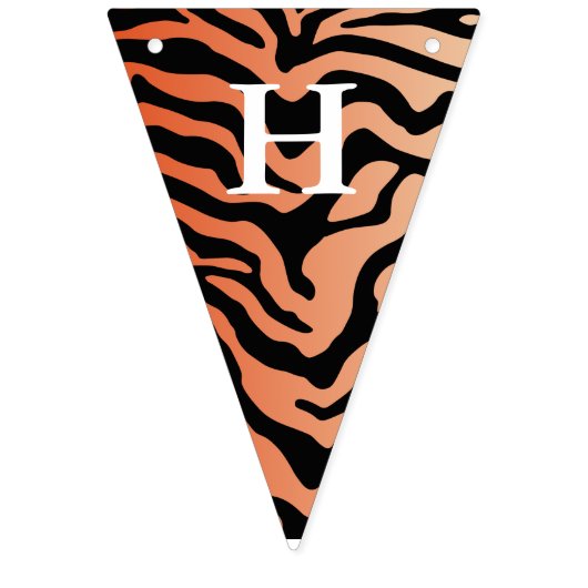 Tigerprint Wimpelkette (Zweite Fahne)