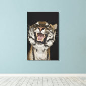 Tigerrost 2 leinwanddruck (Insitu (Holzboden))