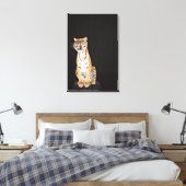 Tigerrost Leinwanddruck (Insitu (Schlafzimmer))