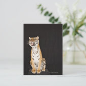 Tigerrost Postkarte (Stehend Vorderseite)