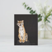 Tigerrost Postkarte (Stehend Vorderseite)