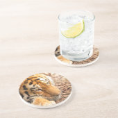 Tigerruhe Sandstein Untersetzer (Seite)