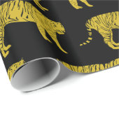 Tigers    ArtWrapping Paper Geschenkpapier (Rolleneckpunkt)