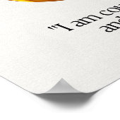 Tigers Augen-Kristall-Karte Poster (Ecke)