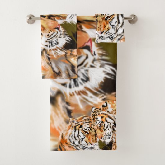 Tigers Badhandtuch Set (Insitu)