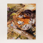Tigers Big Cats. Puzzle (Vertikal)
