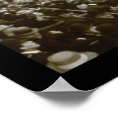 Tigers Cubs Series Foto 1907 Poster (Ecke)