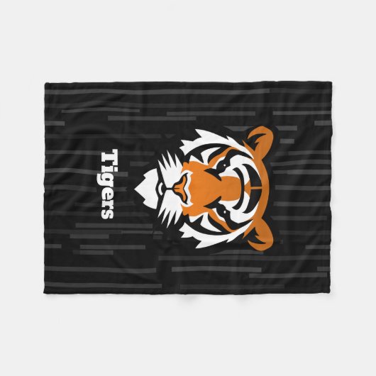 Tigers Custom Fleecedecke (Vorderseite (Horizontal))