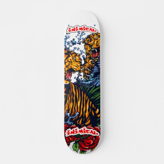 Tigers Deck für inimiale Kämpfe Skateboard (Vorne)