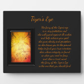 Tiger's Eye Crystal Fairy Fotoplatte (Vorderseite)