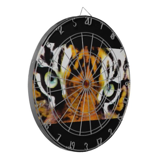 TIGER'S EYE DARTSCHEIBE (Vorderseite Links)