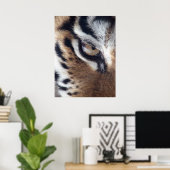 Tigers Eye Foto Poster (Heimbüro)