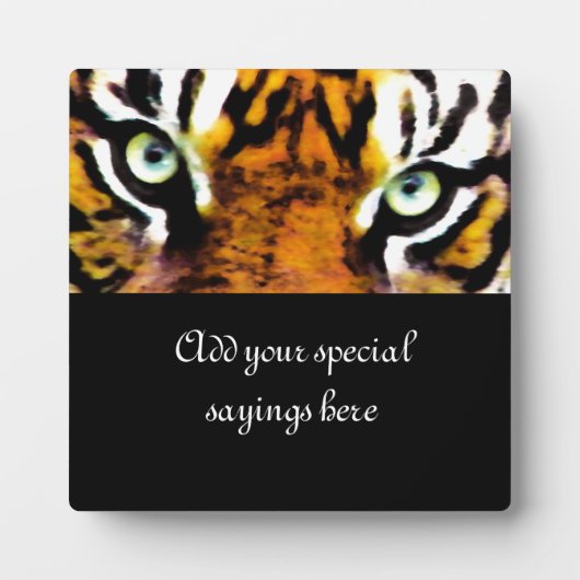 TIGER'S EYE FOTOPLATTE (Vorderseite)