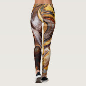 Tiger's eye gemstone leggings (Rückseite)