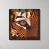 Tiger's Eye Wildlife Supporter Kunst auf Leinwand  (Vorderseite)