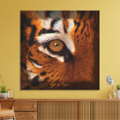 Tiger's Eye Wildlife Supporter Kunst auf Leinwand (Insitu (Wohnzimmer))