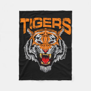 Tigers Football-Schule Sport bedrängter Spieltag Fleecedecke
