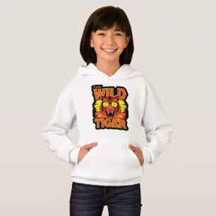 Tigers Grafik-Kapuzenpullover für Kinder Hoodie