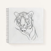 Tigers Hauptrolle Notizblock (Vorderseite)