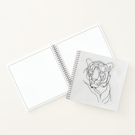 Tigers Hauptrolle Notizblock (Innenseite)