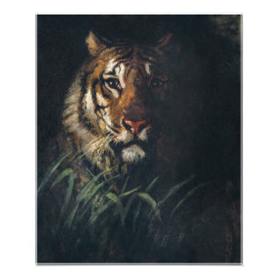 Tiger's Head Gemälde von Abbott Handerson Thayer Fotodruck
