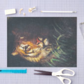 Tiger's Head Gemälde von Abbott Handerson Thayer Seidenpapier (Handwerk)